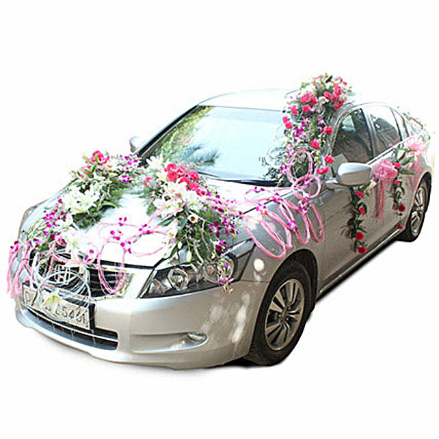 Car Decoration Service Wedding Car Decorators Ferns N Petals