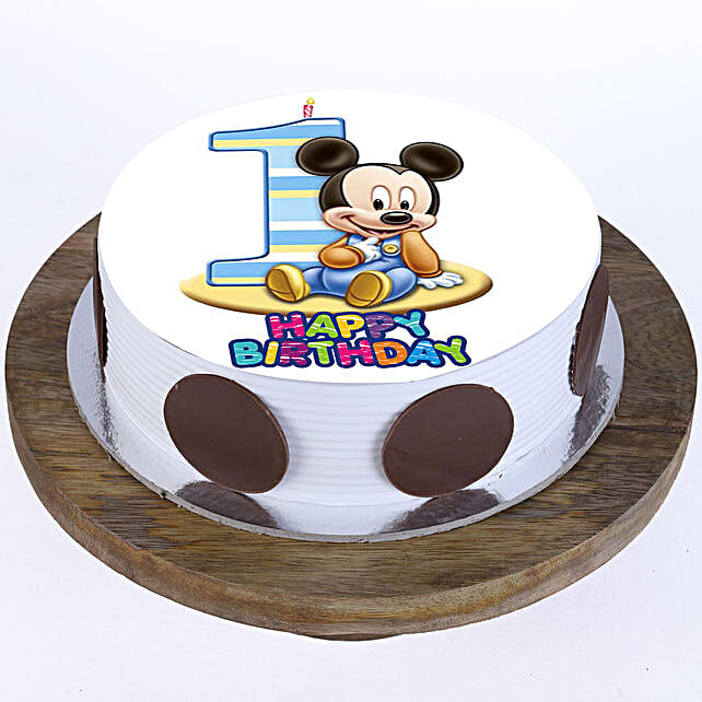 Mickey Mouse Birthday Cake Mickey Mouse Cake Ferns N Petals