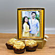 Fridge Magnet Photo Frame And Chocolates