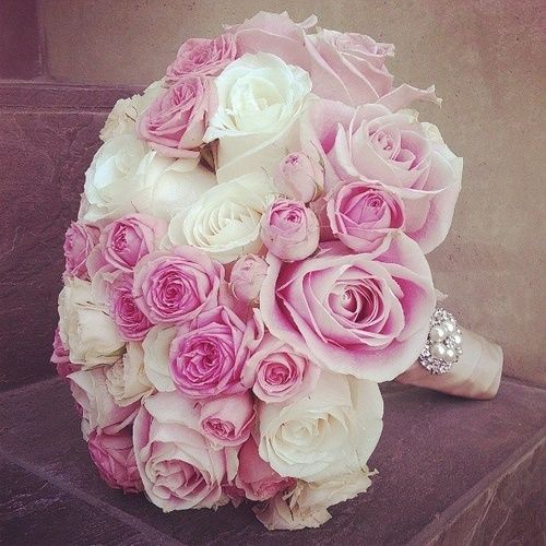 Pink & White Roses