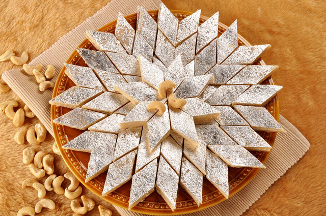 Kaju Barfi Platter