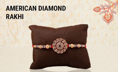 American Diamond Rakhi
