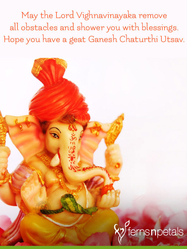 30+ Unique Quotes and Messages to wish Ganesh Chaturthi- Ferns N Petals