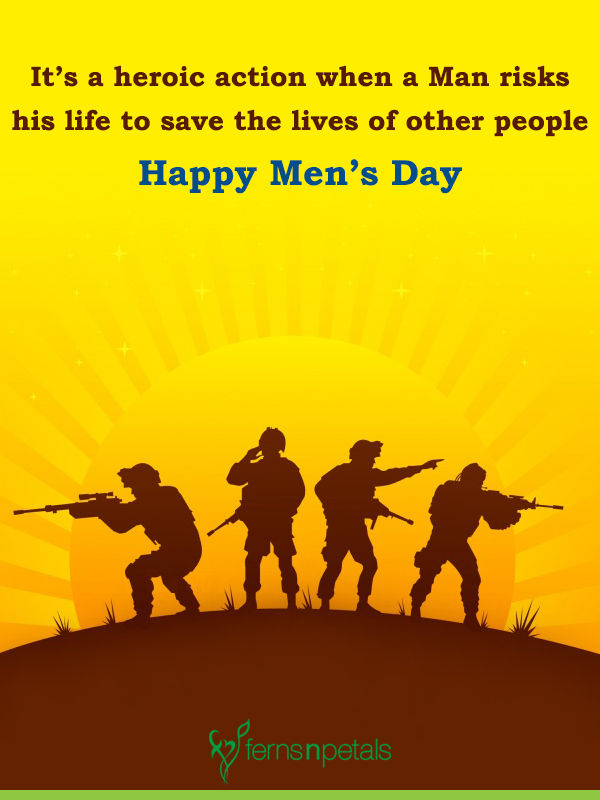 30+ Happy Men's Day Quotes, Wishes N Status Images for WhatsApp 2020