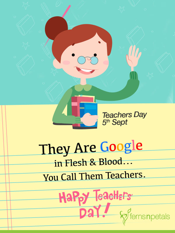 50+ Happy Teachers Day Quotes, Wishes Online - Ferns N Petals
