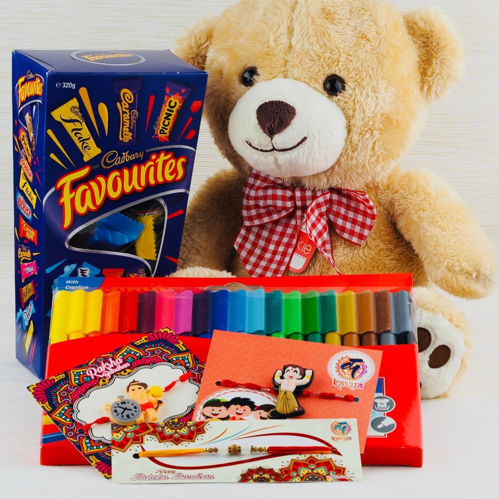 teddy bear rakhi making