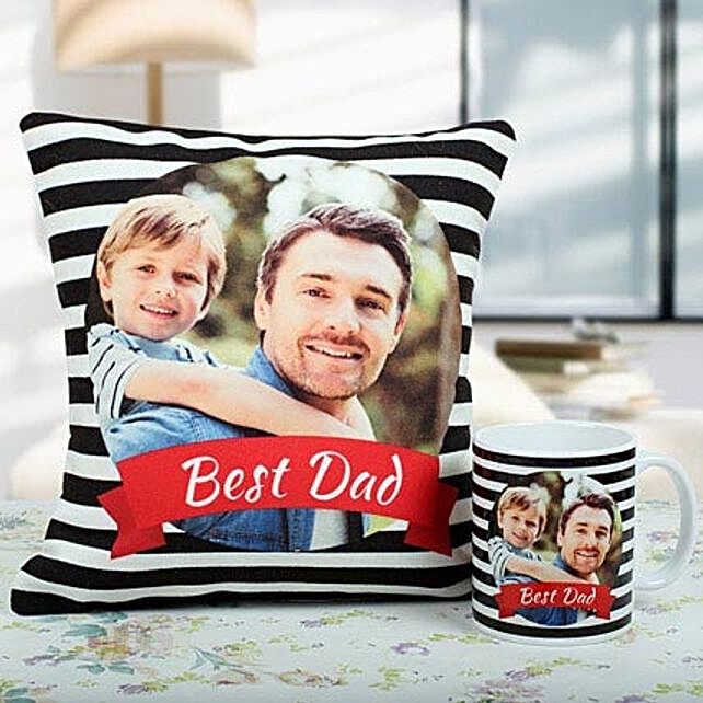 personalised fathers day pillow