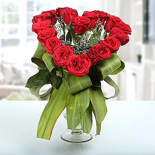 Heart Shaped Flower Arrangements | Online Heart Shaped Flowers