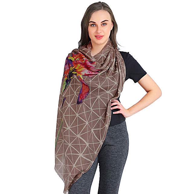 personalised silk scarf