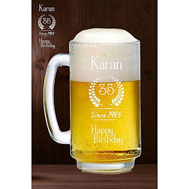 Personalised Beer Mugs Online Customize Beer Glassware Sets Ferns N