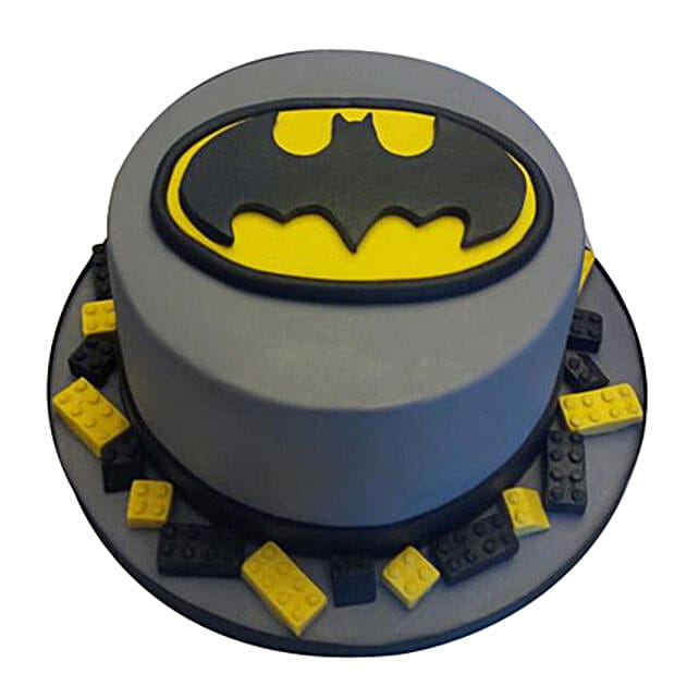 Round Batman Cake 1kg Gift Batman Fondant Cake 1kg Ferns N