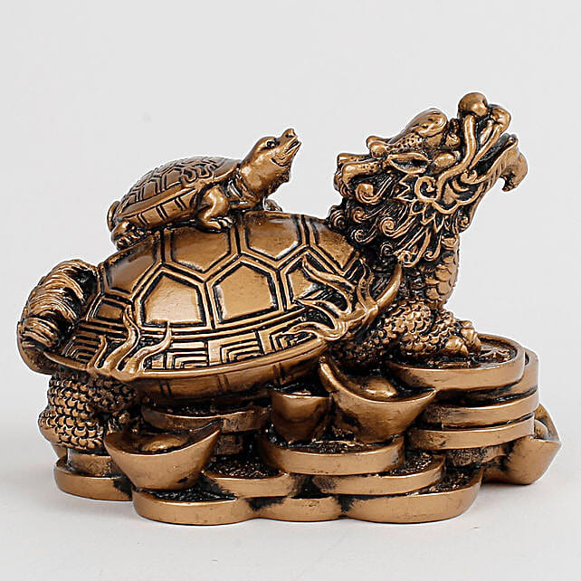 Turtles On Top Of A Dragon- Feng Shui Statue | Gift online Feng shui ...