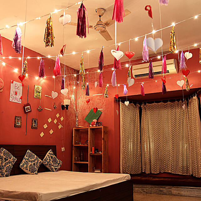 Tassels Amp Hearts Decoration Gift Romantic Room Decoration