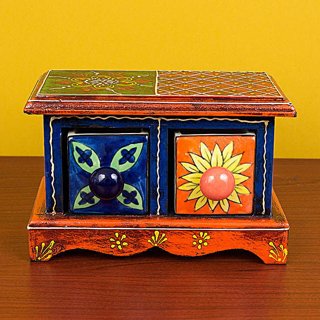 Dual Antique Trinket Drawer Set Gift 2 Trinket Box Drawers Online