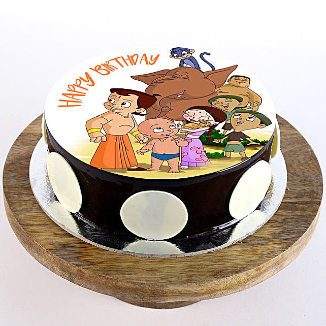 Cookware Dining Bar Mighty Little Bheem Edible Personalized Cake Topper Image Decoration Home Furniture Diy