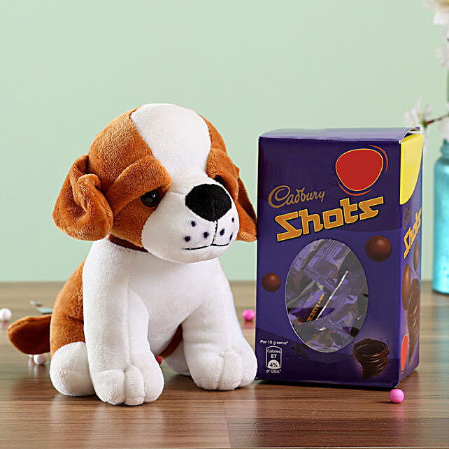 m&s soft toy dog