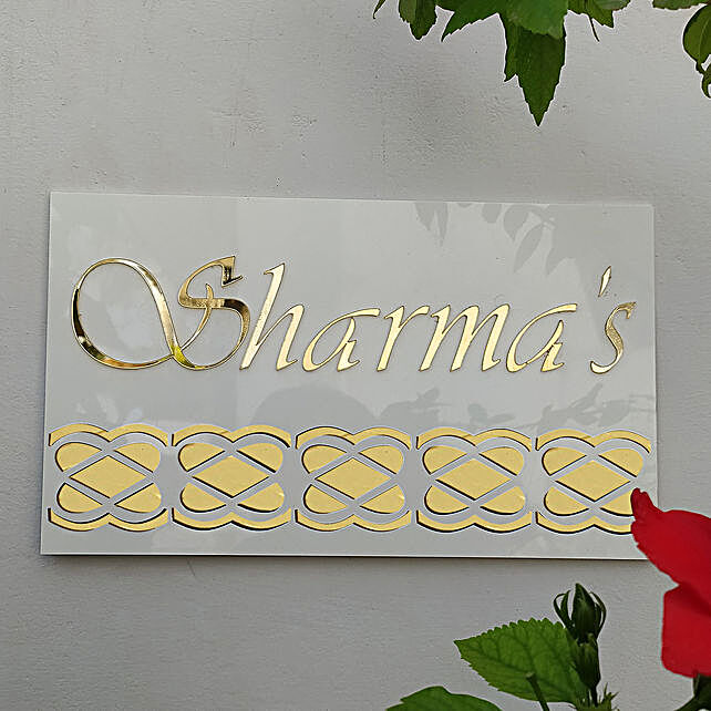 Personalised Name Plates Buy Send Customised Name Plates Online In India Ferns N Petals