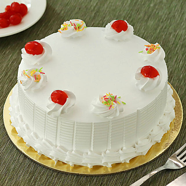 The cake is adorned with a variety of toppings including strawberries,  blueberries, and cherries. It's a delightful medley of flavors, with layers  of vanilla cream that are fragrant . Generative AI 28670569 PNG