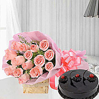 15 Pink Roses N Cake-picture-23