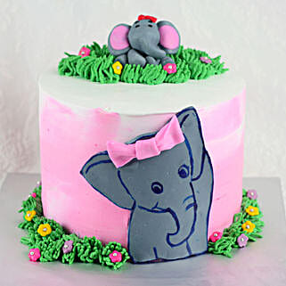 6 Layer Cute Elephant Chocolate Cake 1 Kg-picture-21