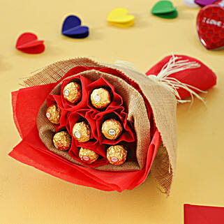 8 Ferrero Rochers Bouquet-image-25