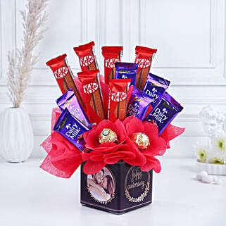Anniversary Surprise Chocolate Bouquet-picture-41