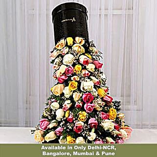 Astonishing Falling Roses Arrangement-picture-29