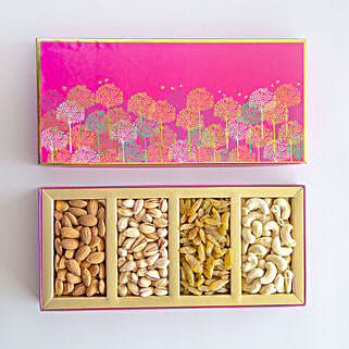 Bird Illustrated Dry Fruits Box By Kesar