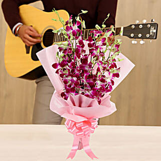 Bunch Of 6 Orchids Musical Tunes-picture-13