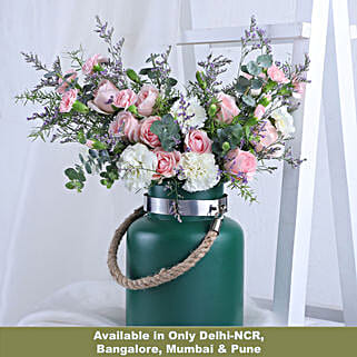 Carnation N Sweet Avalanche Floral Delight-picture-43