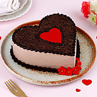 Choco Heart Valentine s Cake Half Kg-picture-33