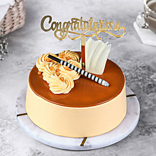 Congratulations Butterscotch Cake Half Kg-picture-35