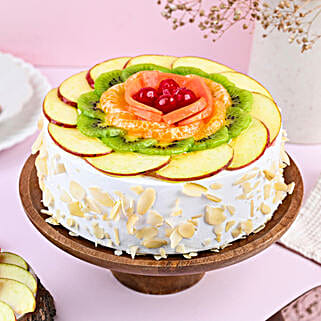 Creamy Vanilla Fruit Cake Half Kg-picture-28