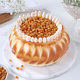 Crunchy Butterscotch Delight Cake Half Kg-image-4