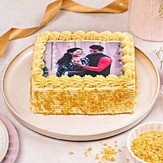 Crunchy Butterscotch Photo Cake Half Kg-picture-29
