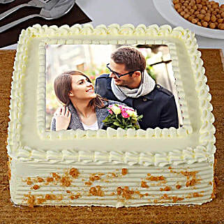 Crunchy Delight Butterscotch Photo Cake Half Kg-image-2