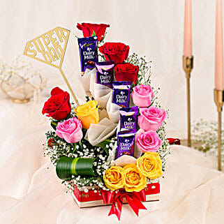 Dazzling Roses N Chocolates for Dad-picture-22