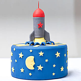 Designer Space Rocket Chocolate Cake 1.5 Kg-picture-29