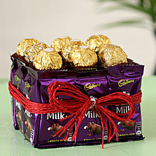Enchanting Ferrero Rocher Dairy Milk Vase-picture-34
