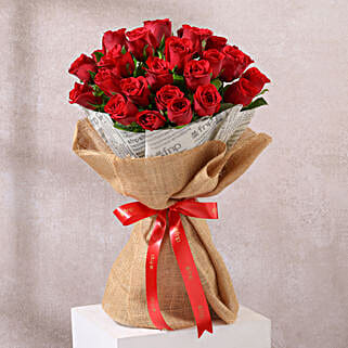 Exquisite 25 Red Roses Bouquet