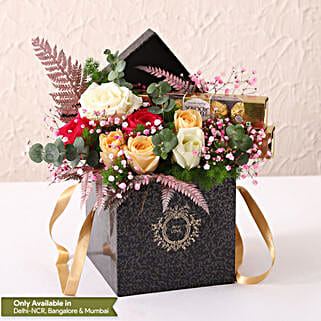 Ferrero Rocher N Mixed Roses Black Box-image-21