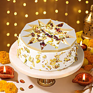 Festive Favourite Eggless Kaju Katli Cake-picture-35
