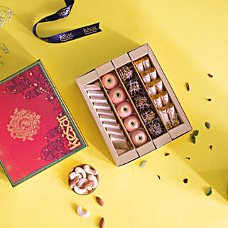 Flavoured Kaju Katli in Double Peacock Box 500 gms-image-23
