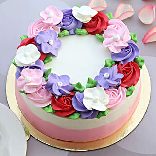 Floral Blossom Chocolate Cake Half Kg-image-13