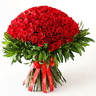 Forever Love 200 Red Roses Beautifully Tied Bunch-picture-31