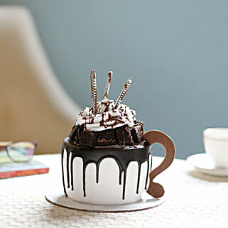 Frosty Mug Designer Chocolate Cake 1 Kg-picture-14