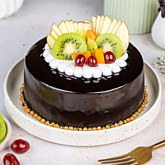 Fruit Chocolate Cake Half kg-picture-48