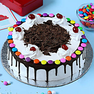 Gems On Top Black Forest Cake Half Kg-picture-11