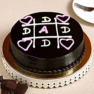 Happy Fathers Day Truffle Cake Half Kg-picture-20