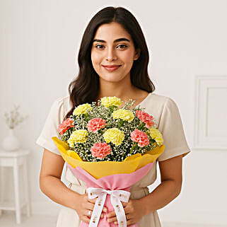 Happy Times Carnations Bouquet